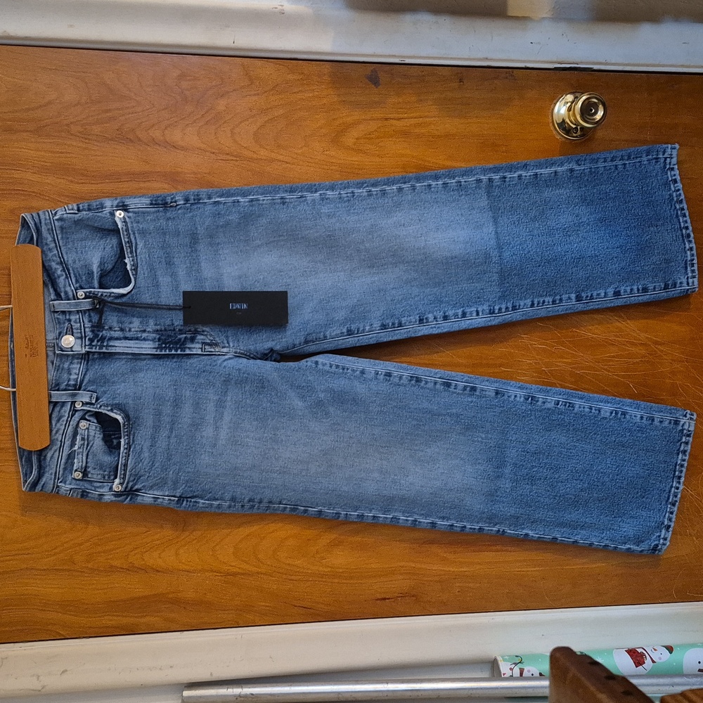 Edwin Ultra High-Rise Straight Ankle Jeans Women's 27